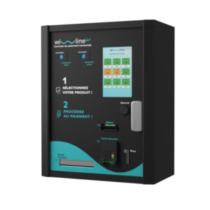 Centrale de paiement Wi-line Touch Noir Electro-Câblage