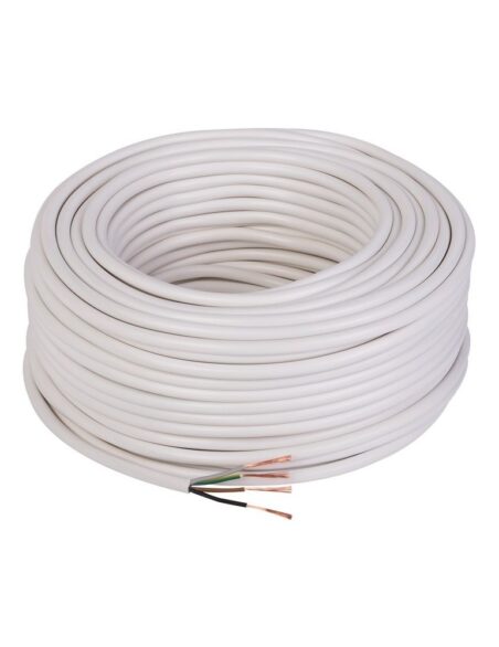 Câble électrique H05 VV-F blanc - 4G0,75